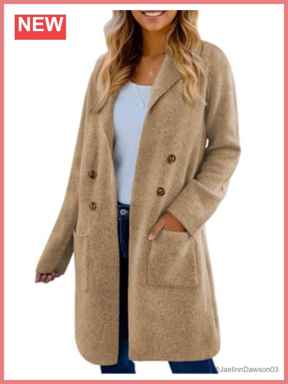 Long Open Front Cardigan Sweater Coatigan Jacket Knit Women